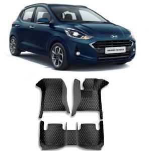 Floor Mats for Grand I10 Nios  - Black